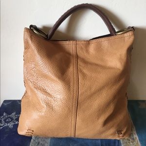 Lucky Brand Whipstitch Hobo Bag